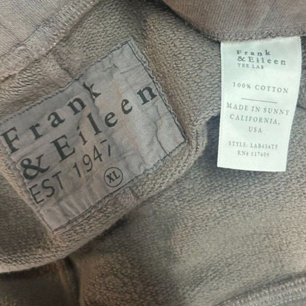 Frank & Eileen Catherine Favorite Sweatpants Terry Wide Leg XL Cotton Cropped - Picture 4 of 5